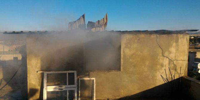 Odunluk Yangını Paniğe Neden Oldu