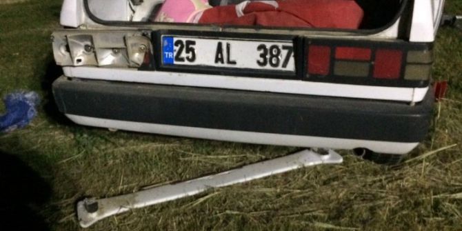 Aşkale’de Trafik Kazası: 1 Ölü, 4 Yaralı