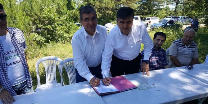 Pazaryeri Küçükelmalı Tabiat Parkı’nın İşletme Devrinin Sözleşmesi İmzalandı