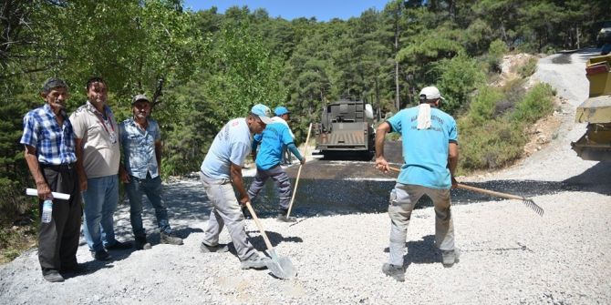 Alanya’da Asfalt Çalışmaları