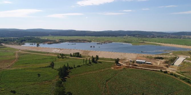 Edirne Keşan Çeltik Göleti Sulaması İnşaatı Hızla Devam Ediyor