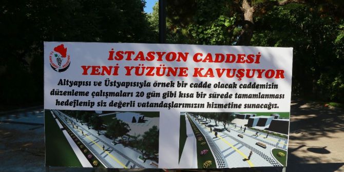 İstasyon Caddesi Yeni Kimliğine Kavuşuyor