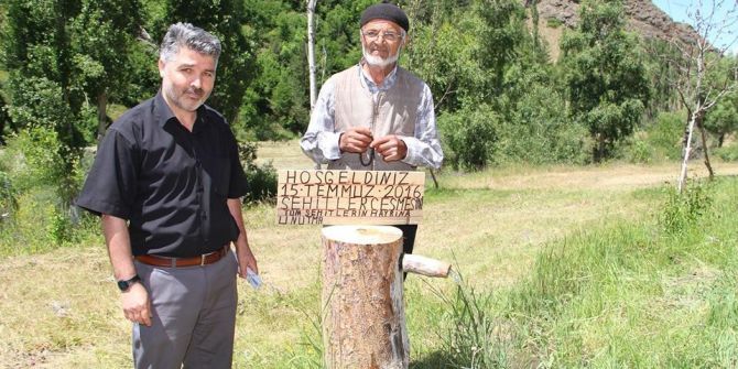 66 Yaşında Özürlü Maaşıyla Şehitlere Çeşme Yaptırdı