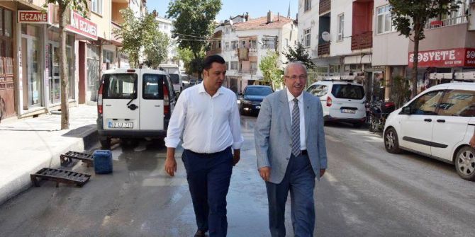 Başkan Kadir Albayrak, Prestij Caddesi’nde İncelemelerde Bulundu