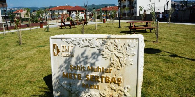 15 Temmuz Şehidi Muhtar İçin İzmit’te Park Yapıldı