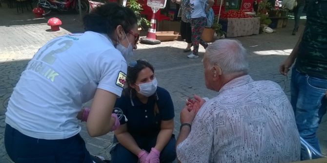 Aydın’da Aşırı Sıcaklar Yaşlı Adamı Bayılttı