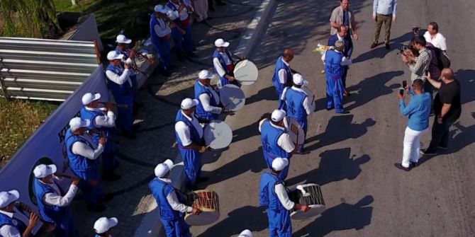 Davul Zurna Ekibi, Gürkan’ı Karşıladı