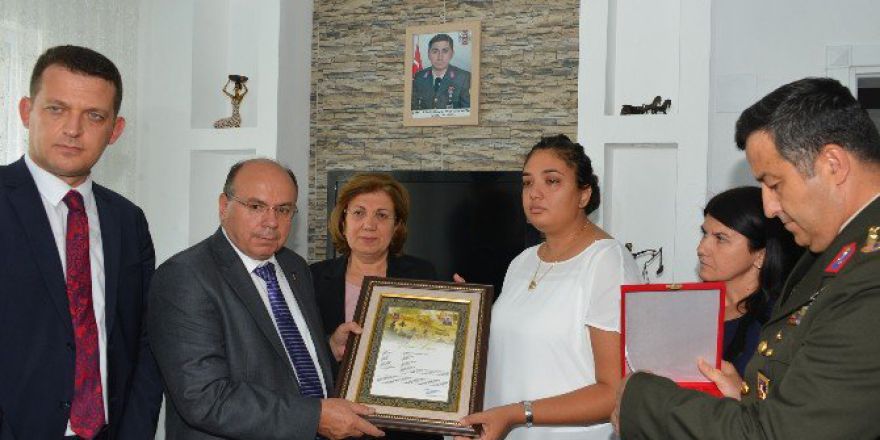 Ortaca’da Şehit Ailesine Şehadet Belgesi Verildi