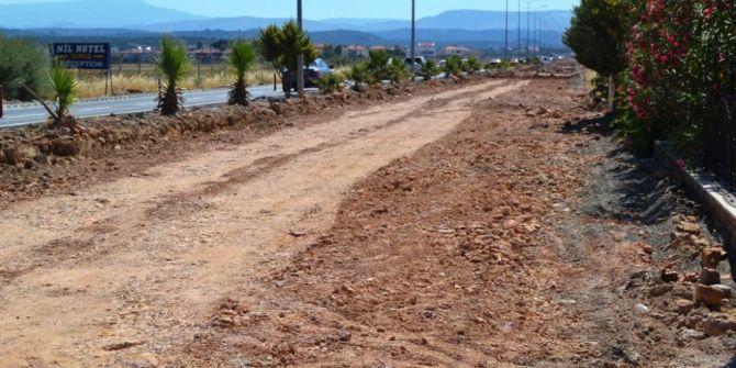 Sarımsaklı Bulvarı Yenileniyor