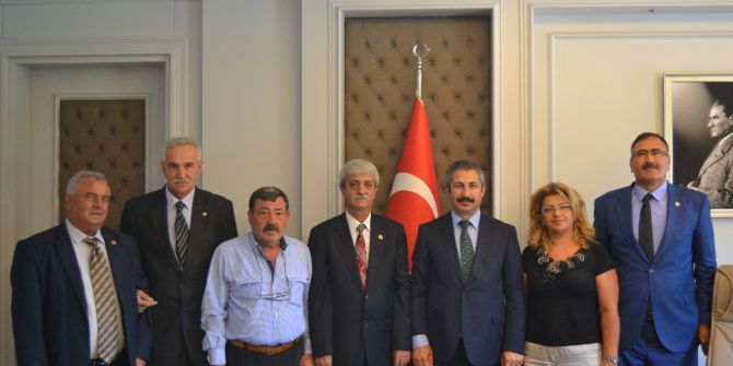 Muhtarlar Derneği’nden İl Emniyet Müdürü Engin Dinç’e Ziyaret