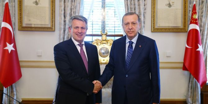 Cumhurbaşkanı Erdoğan, Shell Dünya Başkanı Beurden’ı Kabul Etti