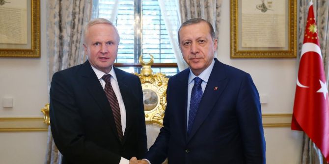 Cumhurbaşkanı Erdoğan Bp Grup Ceo’su Dudley’i Kabul Etti