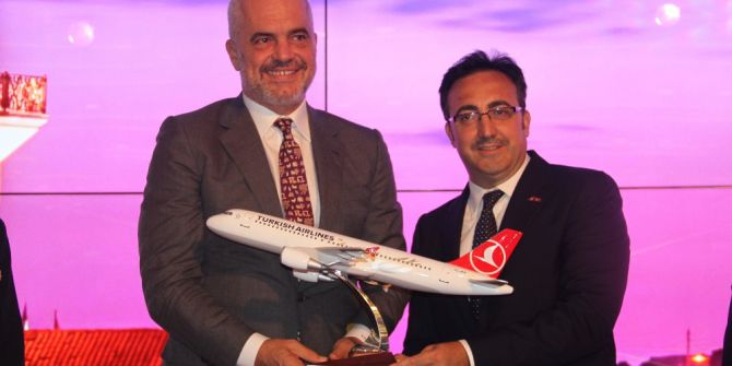 Thy’den Arnavutluk’a Havayolu Desteği