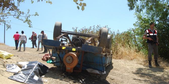 Tekirdağ’da Tarım Aracı Devrildi: 1 Ölü