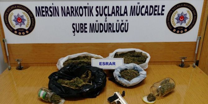 Mersin’de Uyuşturucu Operasyonu