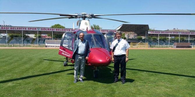 Başkan Duruay, Mogan Gölü Temizlik Çalışmalarını Havadan İnceledi