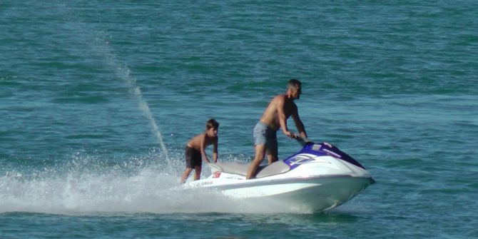 Jet Ski İle Tehlikeli Oyun Kameralarada