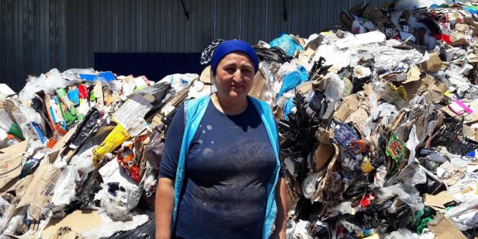 Geri Dönüşüm İşçisinden Örnek Davranış