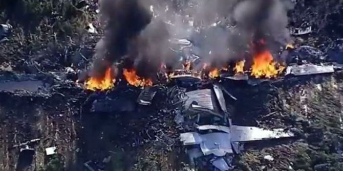 Abd’de Askeri Uçak Düştü: 16 Ölü