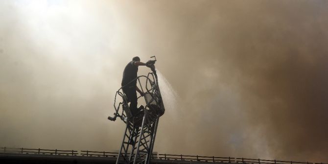 Sivas’ta Korkutan Yangın