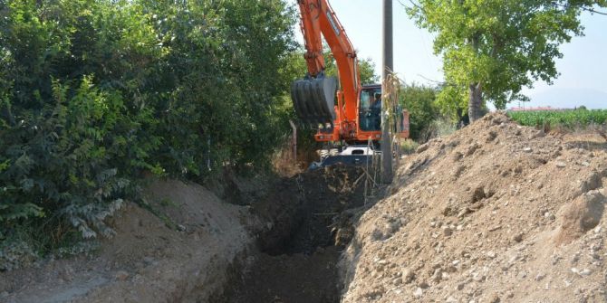 Turgutlu’ya Bin 200 Metrelik Yağmur Suyu Hattı