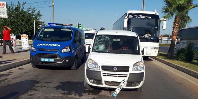 Rus Turist Kazada Yaralandı