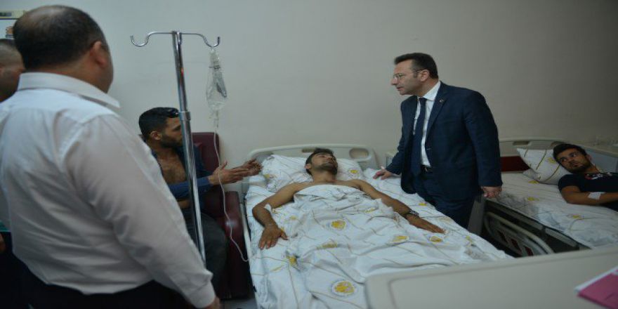 Vali Aksoy Yaralıları Ziyaret Etti