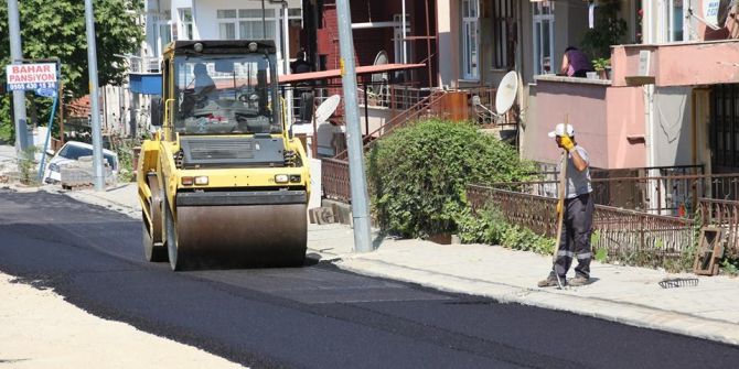 Ankara Caddesi Asfaltlanıyor
