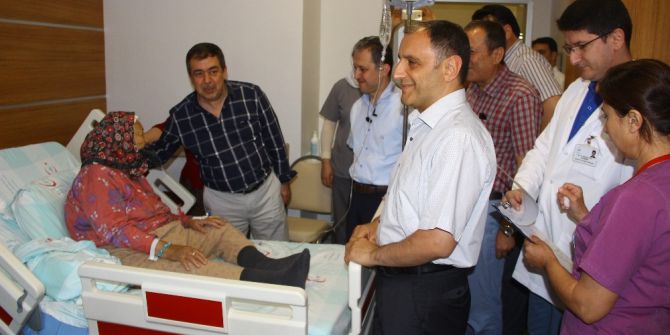 Aydınlıoğlu Körfez’de Sağlık Yatırımlarını İnceledi