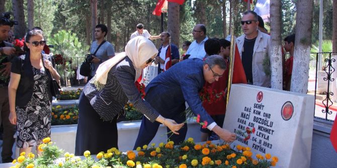 15 Temmuz Şehitlerini Anma Programı Mersin Şehitliği’nde Başladı