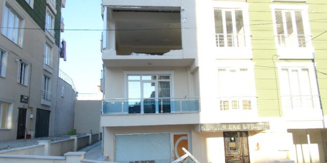 3’üncü Kattan Aşağı Traktör Düştü