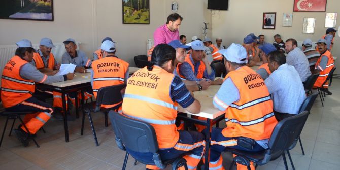 Bozüyük Belediyesi’nde İşçi Sağlığı Ve İş Güvenliği Eğitimi