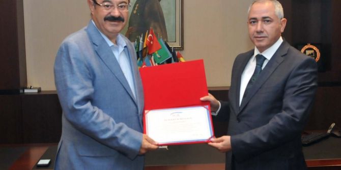 Sgk’dan Gso’ya Teşekkür Belgesi