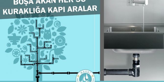 Maski’den Su Tasarrufu Çağrısı