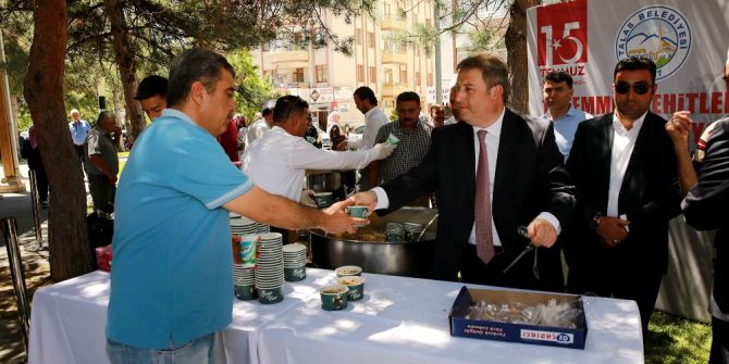 Talas’ta 15 Temmuz Şehitleri İçin Mevlit Okutuldu