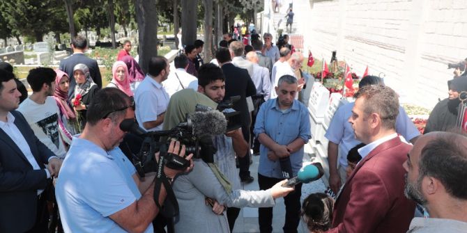 Gaziosmanpaşalı 15 Temmuz Şehidi Kabri Başında Anıldı