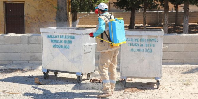 Kırsal Mahallelerde İlaçlama Çalışmaları Sürüyor