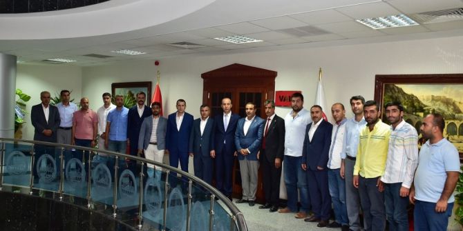 Vali Erin Midder Yöneticilerini Kabul Etti