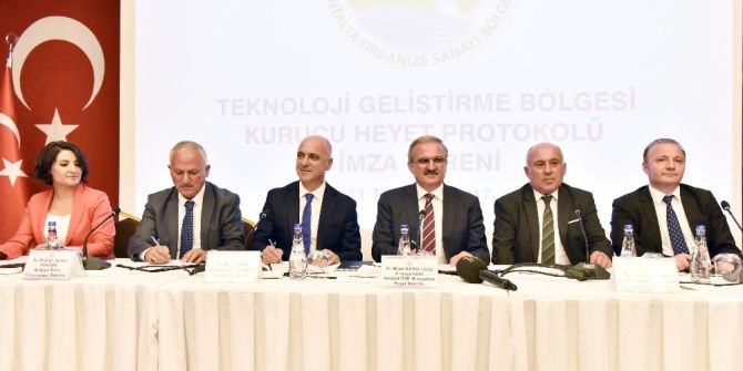 Teknoloji Geliştirme Bölgesi Kurucu Heyet Protokolü İmzalandı
