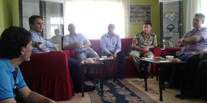 Kaymakam Dundar’dan Şehit Ailesine Ziyaret