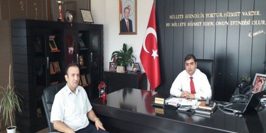 Gümrük Müdürü Aydeniz’den Kızıltoprak’a Veda Ziyareti