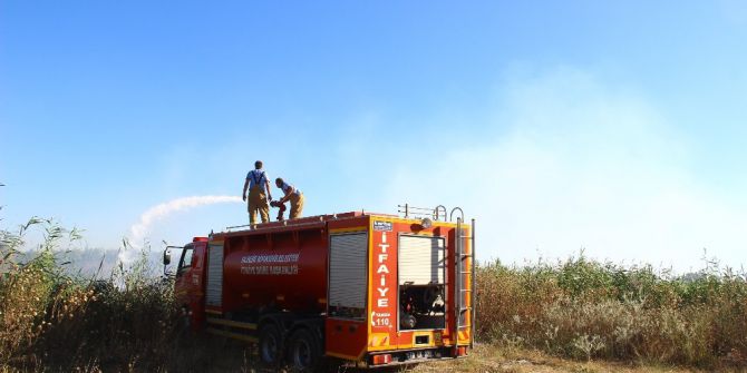 Sazlık Yangını Korkuttu