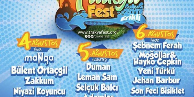 Trakya’nın Festivali Trakyafest Başlıyor