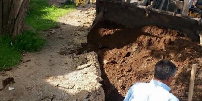 Güroymak’ta Altyapı Çalışmaları Devam Ediyor