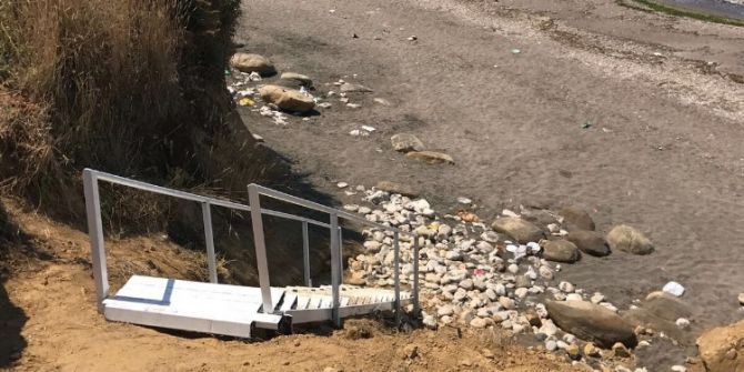 Plajlara Kolay Erişim İçin Merdivenler Yapıldı