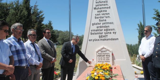 15 Temmuz Şehidi Mezarı Başında Anıldı