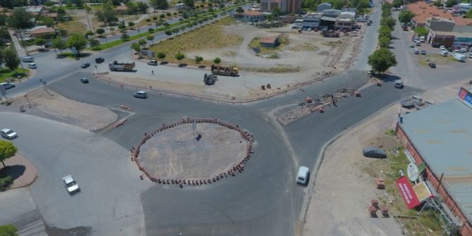 Osman Kavuncu Mahallesinde Kavşak Düzenlemesi