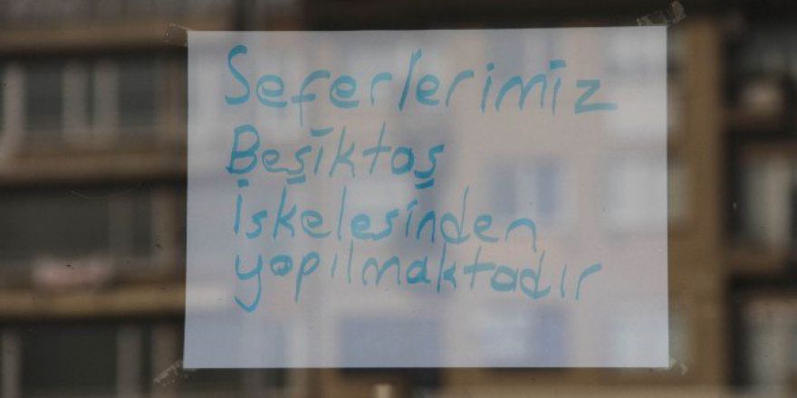 Kabataş İskelesi Deniz Trafiğine Kapatıldı