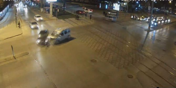 Gaziantep’te Kazalar Mobese Kameralarına Yansıdı