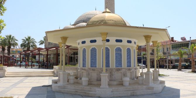 Germencik Kent Meydanı’nda Yapımı Tamamlanan Şadırvan Göz Kamaştırıyor